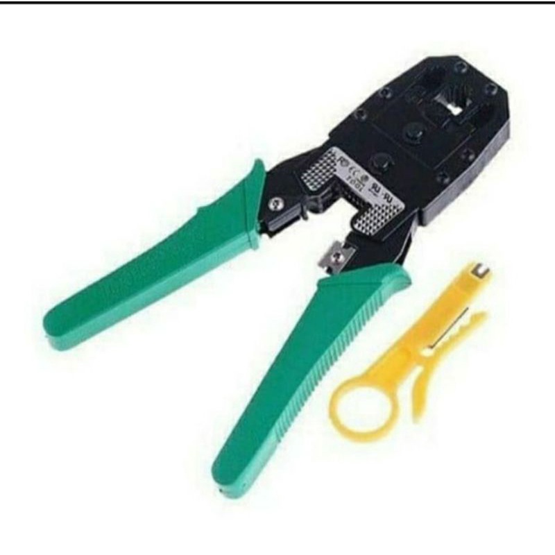 Jual TANG CRIMPING TOOL TRIPLE ( RJ45, RJ 11 + CUTTER ) | Shopee Indonesia