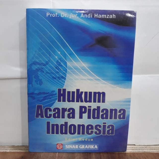 Jual BUKU Hukum Acara Pidana Indonesia (Edisi 2 ) By Andi Hamzah [ns ...