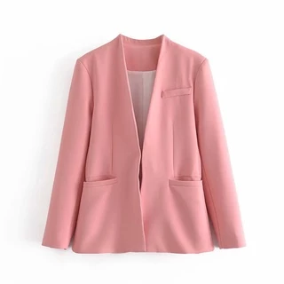 Blazer Wanita Slimfit High Twist Formal Keren