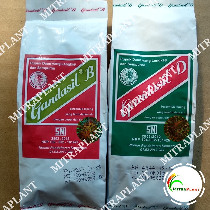 Jual Dd011Fvd Paket 2 Pupuk Gandasil D&B - Pupuk D(Daun) - Pupuk B(Buah ...