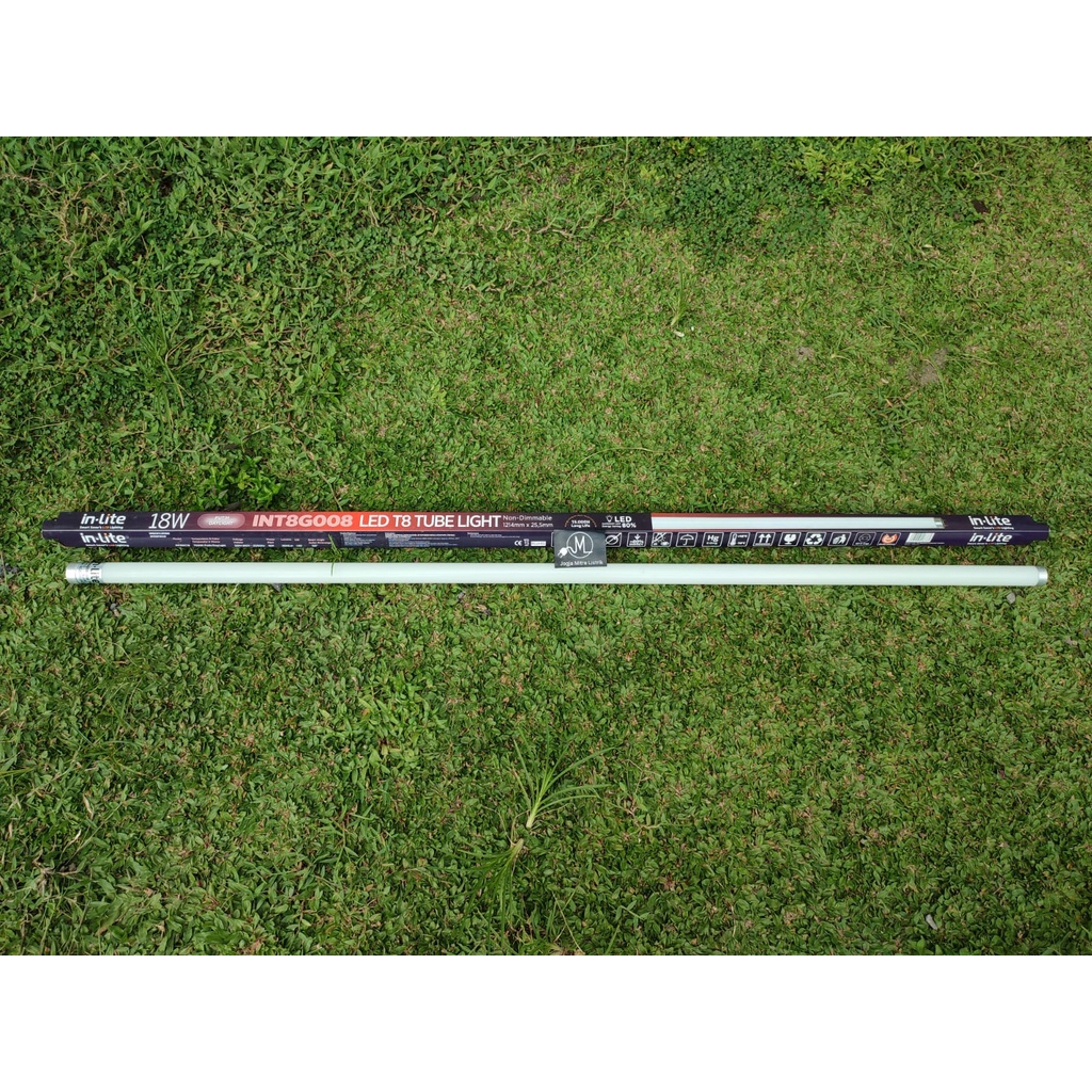 Jual INLITE TL LED 18 WATT INT8G008 120CM - PUTIH | Shopee Indonesia