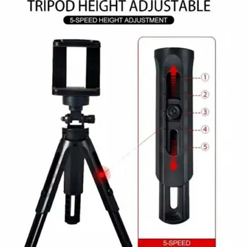 TRIPOD MINI SUPPORT Holder U 4 Level Ketinggian Phone Holder Mini Tripod Vlog Tripod Support