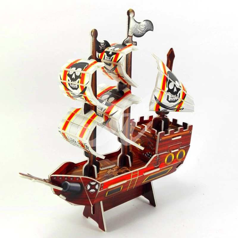 Jual Mainan Anak Unik Kapal Perahu One Piece 3D Puzzle Pirates Shopee Indonesia