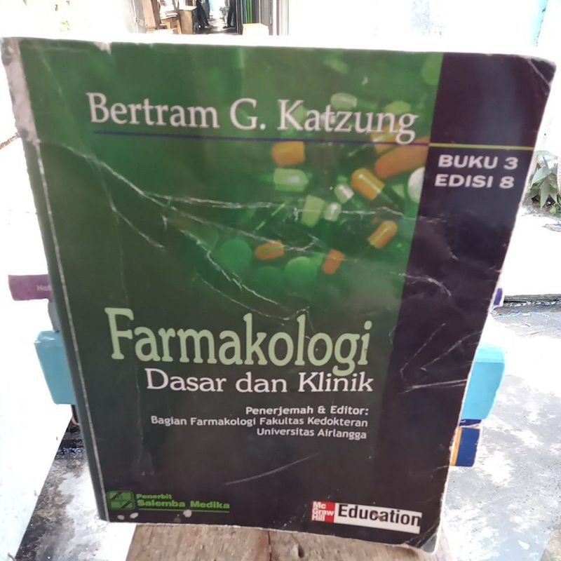 Jual *ORIGINAL#farmakologi Dasar Dan Klinik Buku 3 Edisi 8 Bertram G ...