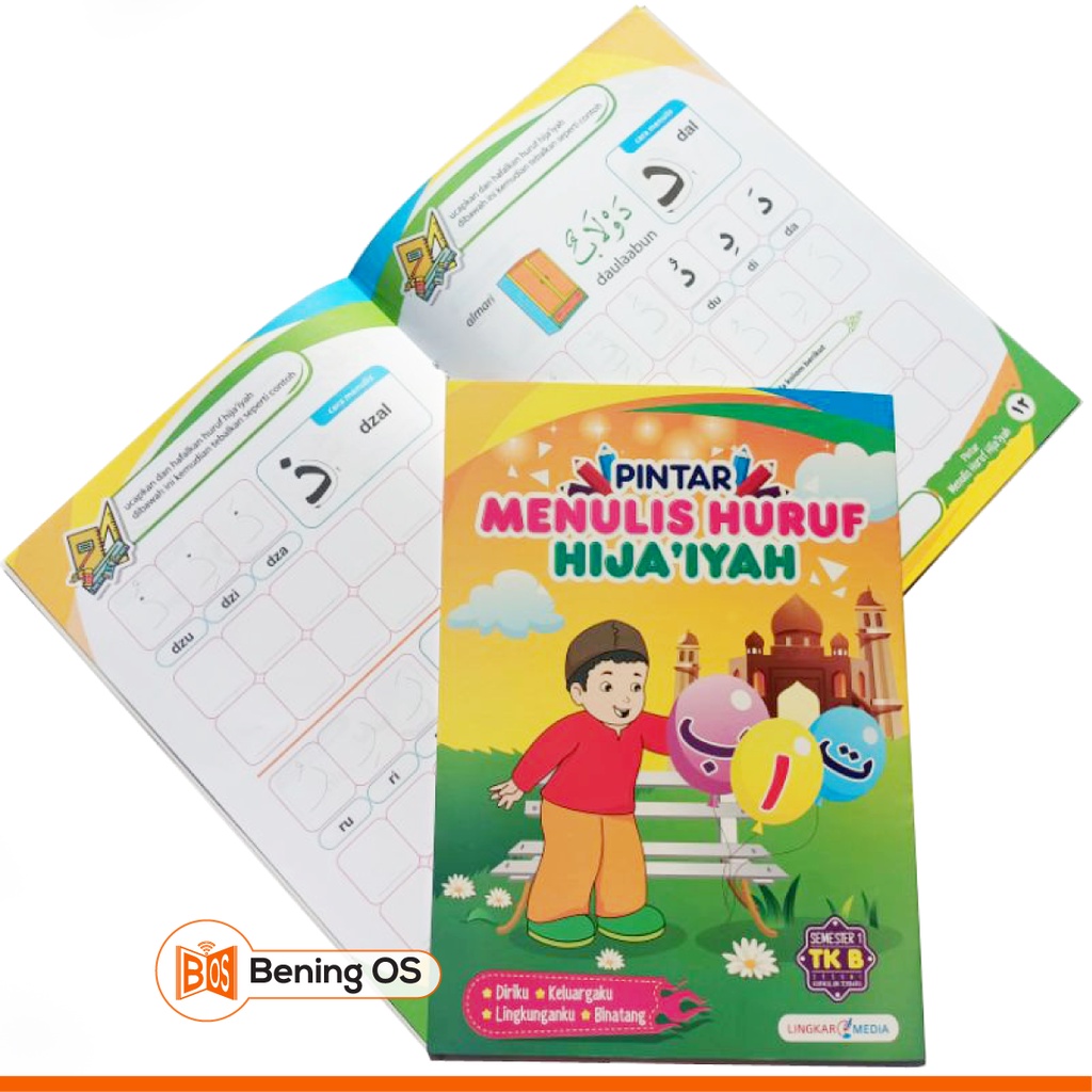 Jual Menulis Huruf Hijaiyah (Buku Materi PAUD & Kreasi TK) | Shopee