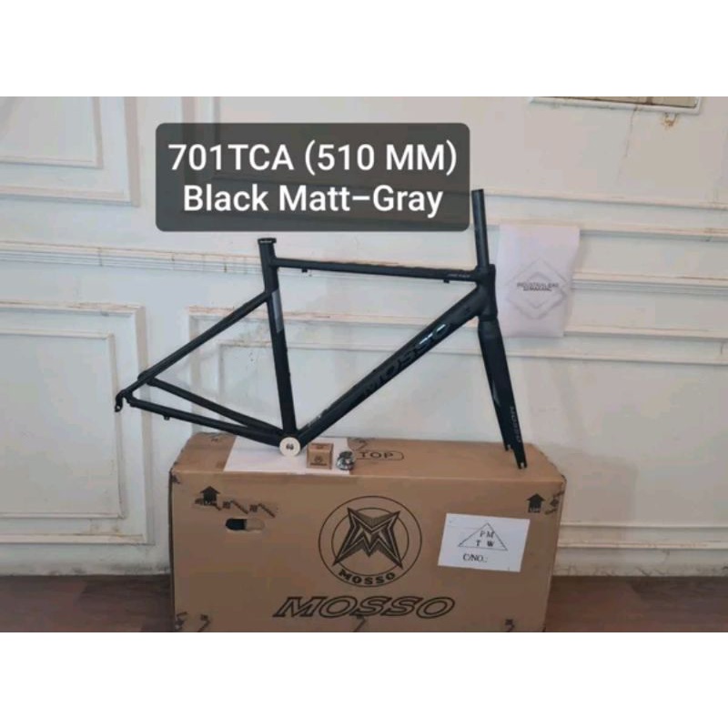 Jual Frame Roadbike Mosso 701TCA Size 510mm Warna Hitam Gray . Rangka ...