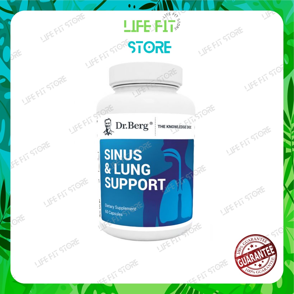 Jual Sinus Lung Support Formula Dr Berg 60 kapsul thymus lymphatic bovine grass fed Support
