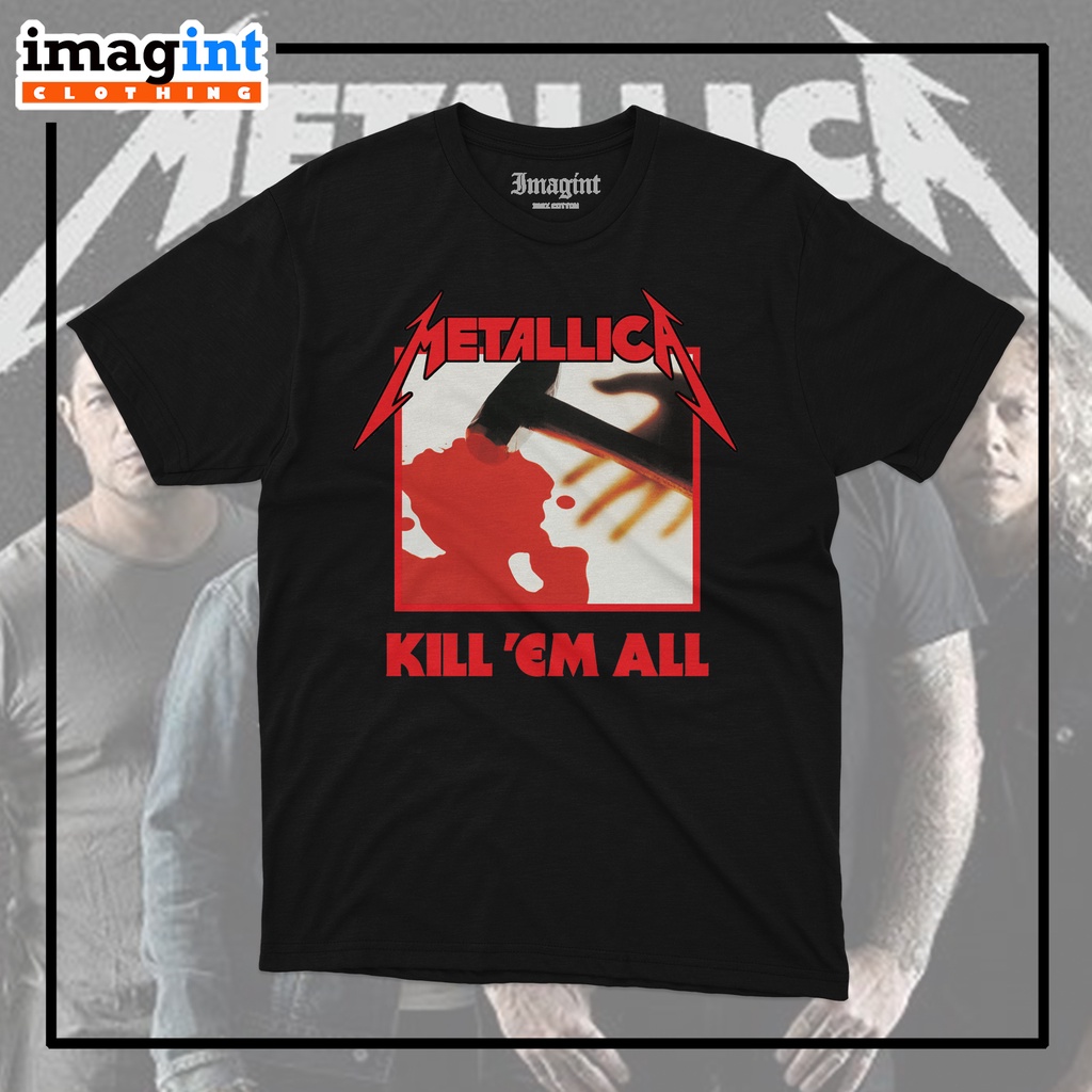 Jual BAJU KAOS METALLICA kill 'em all | Shopee Indonesia