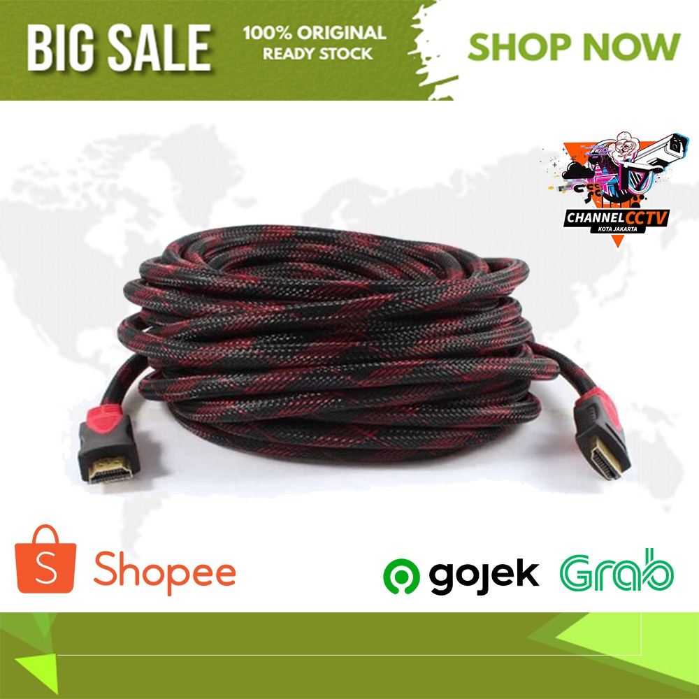 Jual Kabel Hdmi To Hdmi M Serat Kabel Hdmi To Hdmi Meter Jaring Shopee Indonesia