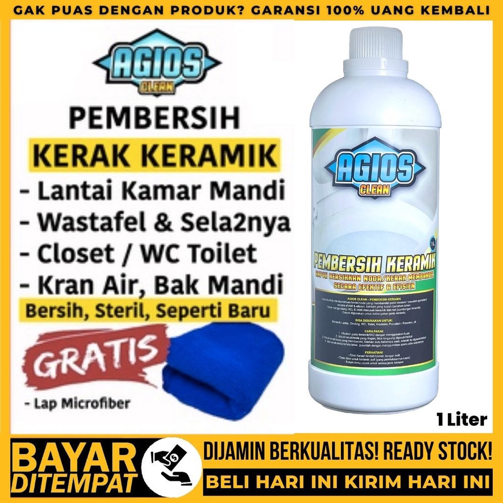 Jual PEMBERSIH KERAMIK TOILET KERAK KAMAR MANDI WC LANTAI BERKERAK