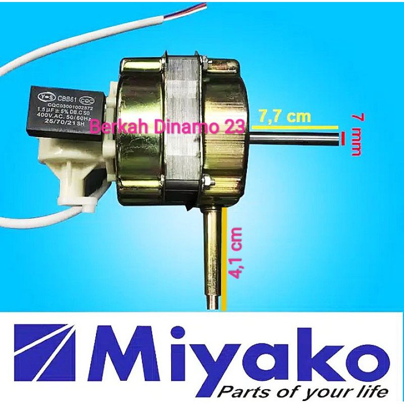 Jual Dinamo / Mesin Kipas Angin MIYAKO KAS 1627 KB Kipas Angin Miyako