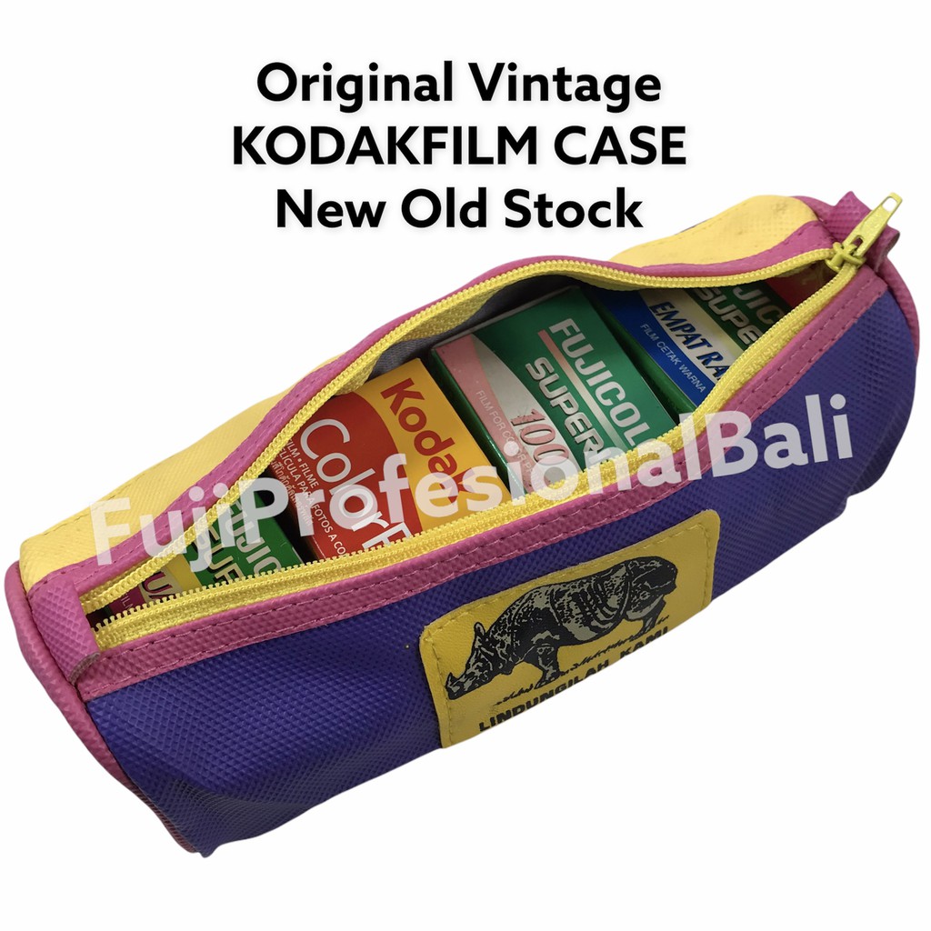 Jual KODAK FILM ROLL CASE ORIGINAL VINTAGE LANGKA ANALOG KAMERA POUCH
