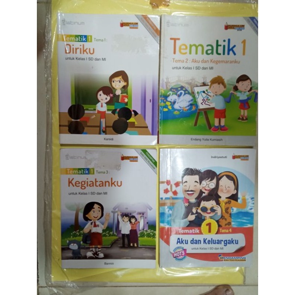 Jual BUKU TEMATIK KELAS 1 SD PLATINUM | Shopee Indonesia