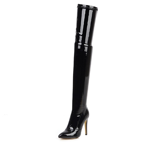 Sepatu Boots Wanita Panjang Sexy Stiletto High Heels Over The Knee Boots  Women Stretch Thigh High Boots Ladies Spring Autumn Long Boots Shoes