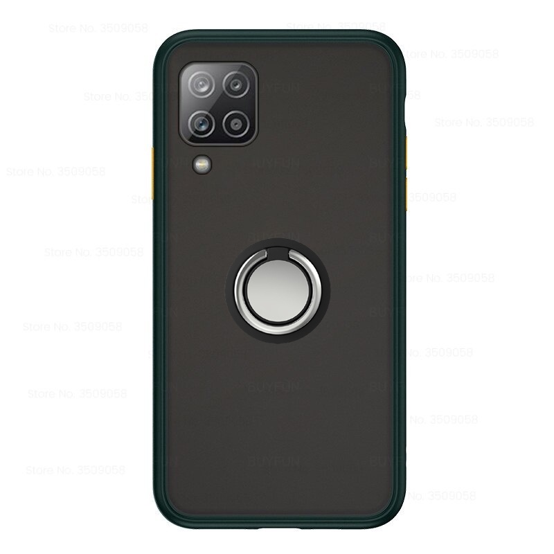 Jual Samsung A11 M11 A12 M12 AERO RING stand casing frosted color soft ...