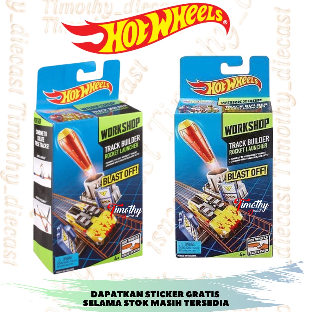 Jual Hot Wheels Work Shop Track Builder Rocket Launcher Blast Off Ori ...