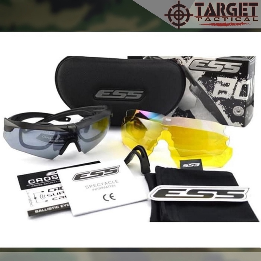 Jual TARGET MILITARY - Kacamata Sporty Outdoor Motor Tactical Ess ...