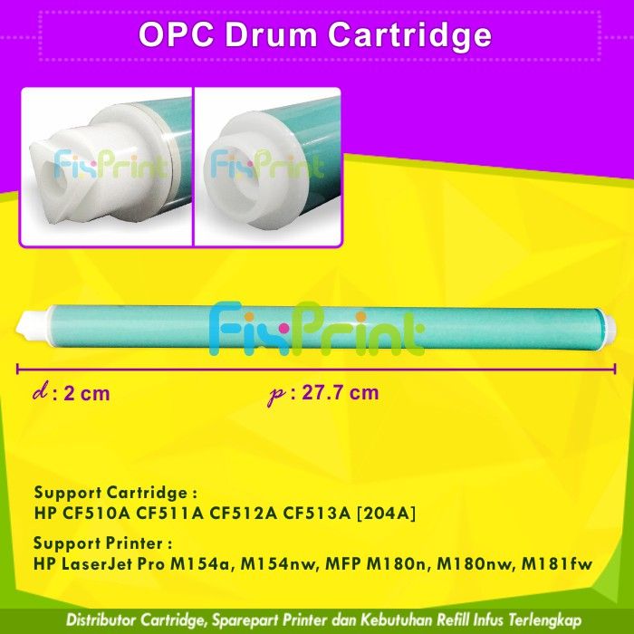 Jual OPC Drum Toner Cartridge Printer HP LaserJet Pro M180n M180nw ...