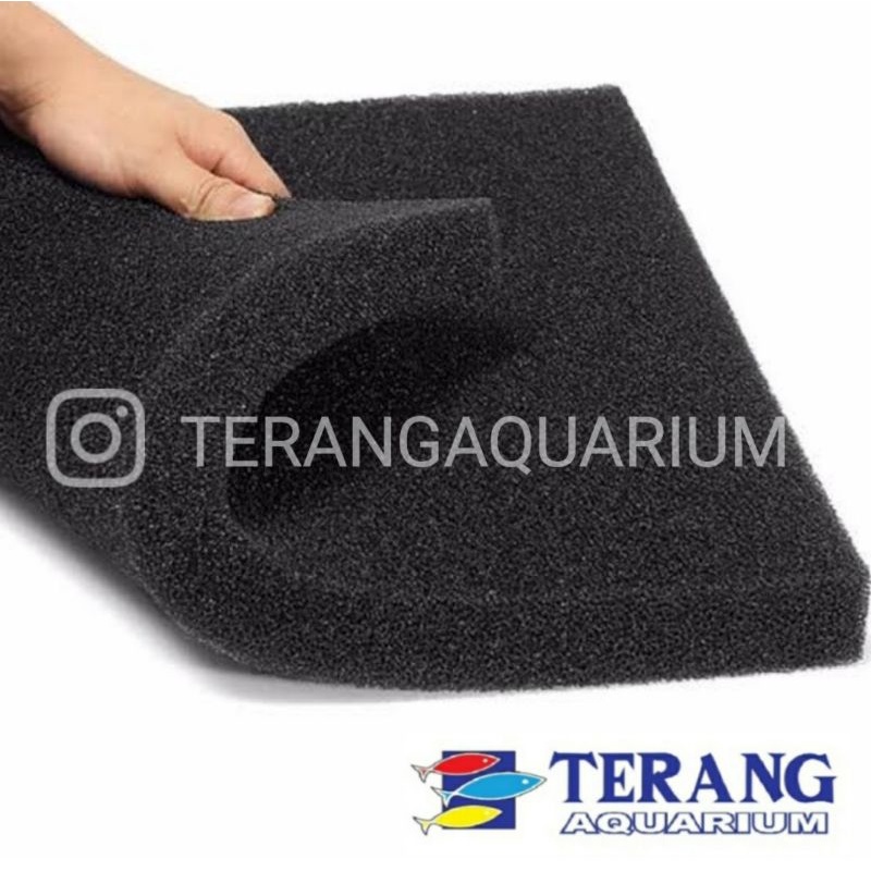 Jual biofil / biofoam hitam / bio foam media filter 11cm x 33cm ...