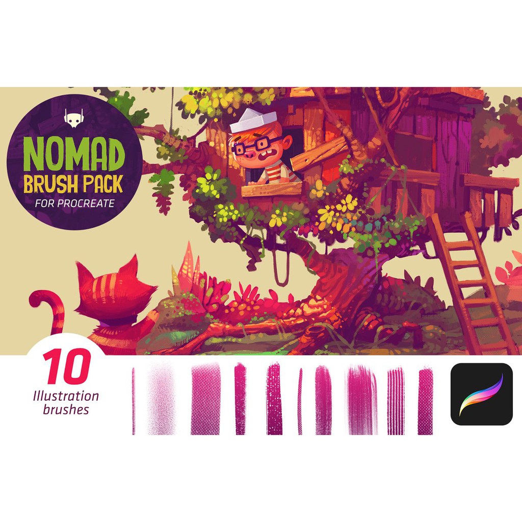 Jual Procreate Brush - Nomad Brush Pack for Procreate | Shopee Indonesia
