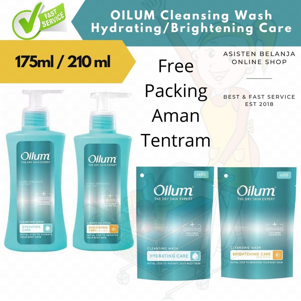 Jual Oilum Body Wash Dry Skin Expert Hydrating / Brightening Care Soap