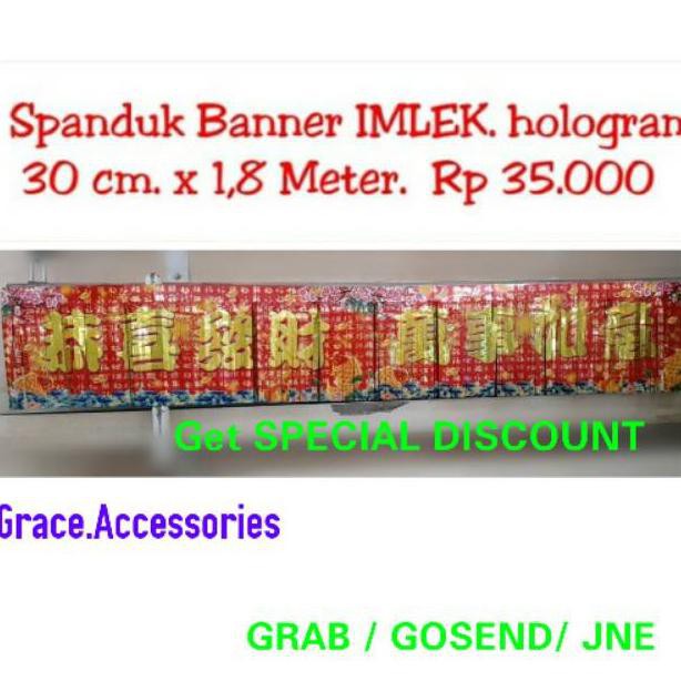 Jual Hiasan Spanduk Banner Imlek Ready Shopee Indonesia