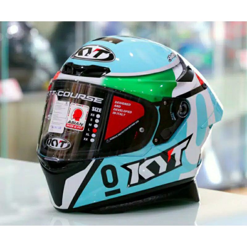 Jual KYT TT COURSE MOTIF DALLA PORTA GP EDTION KYT TT COURSE LEOPARD