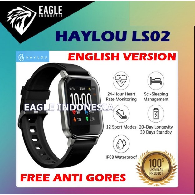 Jual [ORIGINAL] Haylou LS02 Smartwatch 1.4 inch Bluetooth INTERNATIONAL ...