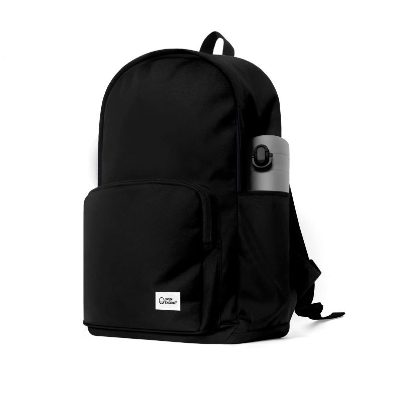 Tas Ransel Pria Wanita Backpack Waterproof Tas Sekolah Ransel Anti Air -  Hitam