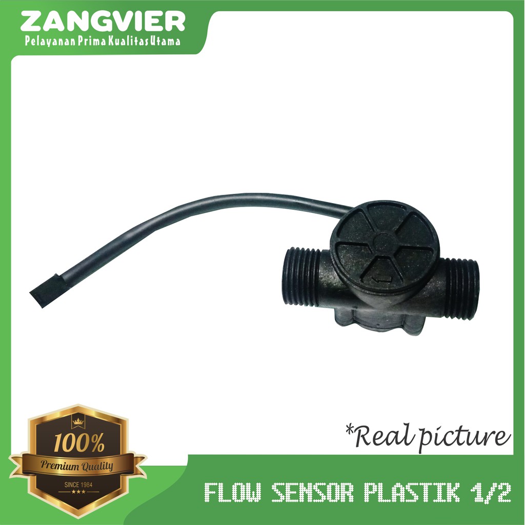Jual FLOW SENSOR 1/2 PLASTIK TANPA KABEL TAMBAHAN | Shopee Indonesia