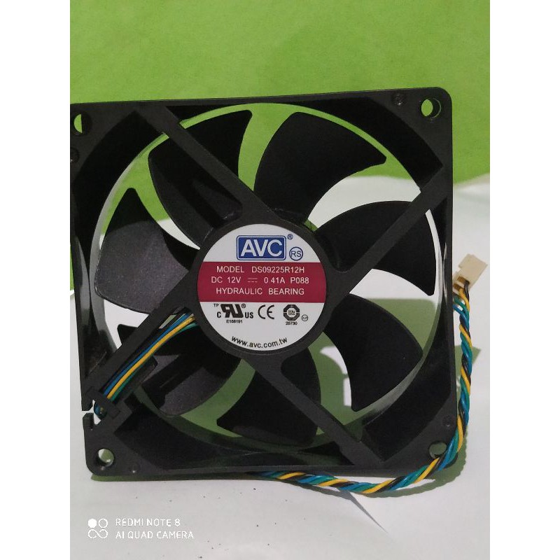 Ventilador Avc Modelo Ds09225r12h De 4 Pines