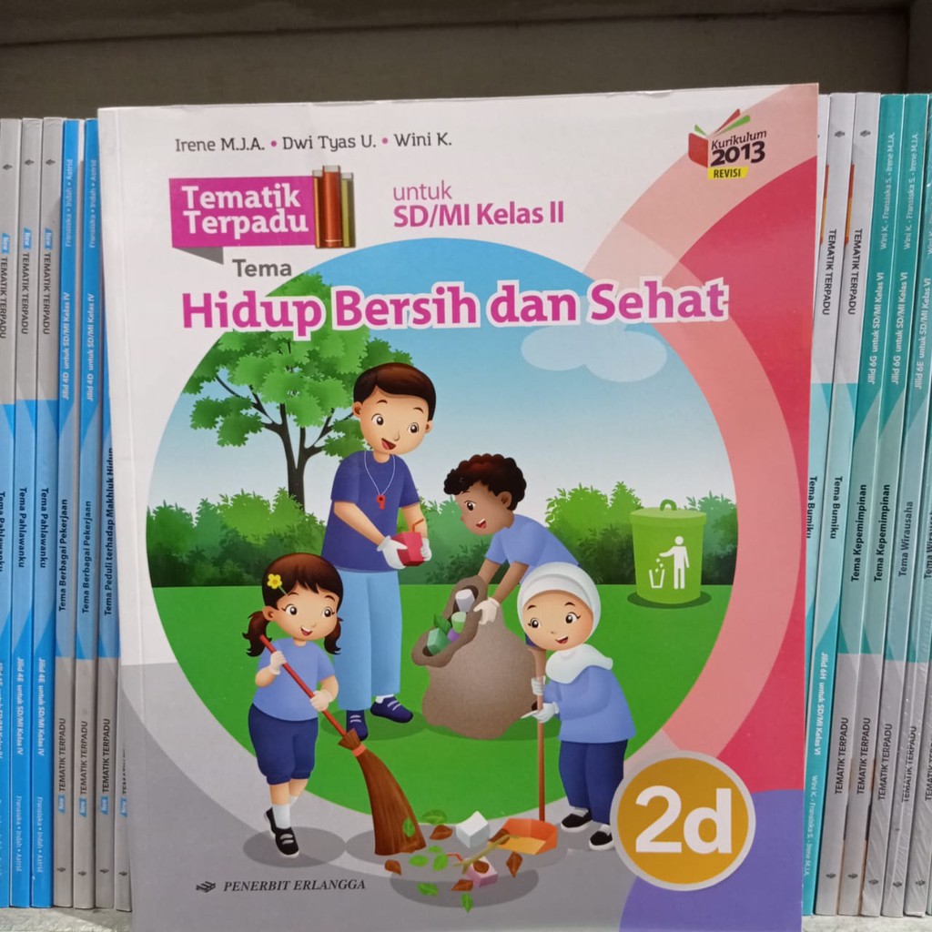 Jual BUKU TEMATIK TERPADU 2D KELAS 2 SD IRENE ERLANGGA K13N | Shopee ...