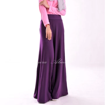 Celana Kulot Wanita Jersey Palazzo Pants Griyaraditya Almira Kulot Panjang Wide Pants