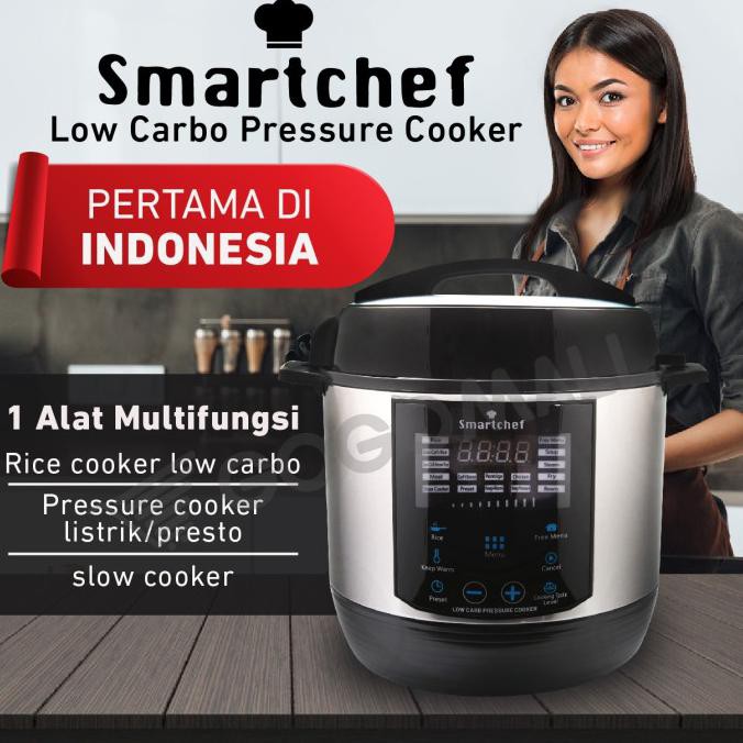 Jual Smartchef Low carbo Rice Cooker multi fungsi (PRESTO+SLOWCOOKER