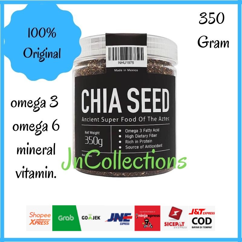 Jual Chia Seed Isi 350gram Shia seed Kesehatan Tulang Jantung Tekanan ...