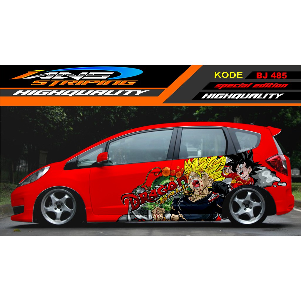 Jual STICKER DECAL MOBIL JAZZ, BRIO, AGYA, SIGRA / VARIASI STICKER ...