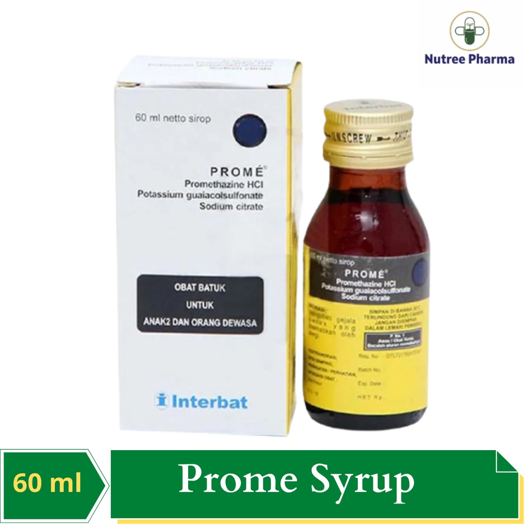 Jual Prome Sirup Ekspektoran 60 Ml Shopee Indonesia