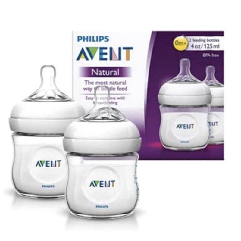 Jual Philips Avent Bottle Natural Twin Pack 125ml | Shopee Indonesia