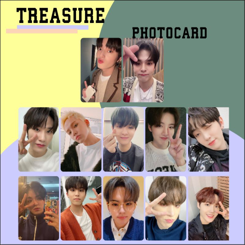 Jual Photocard Treasure The Second Step Chapter One Unofficial | Shopee ...