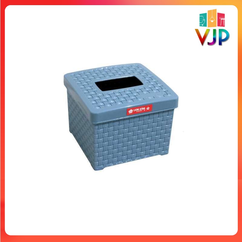 Jual Tempat Tissue Rato Square Plastik Kotak Tisu Motif Anyam Lion Star ...