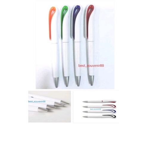 Jual Pulpen Plastik Angsa / Ballpoint Plastik Souvenir / Pulpen Polos ...