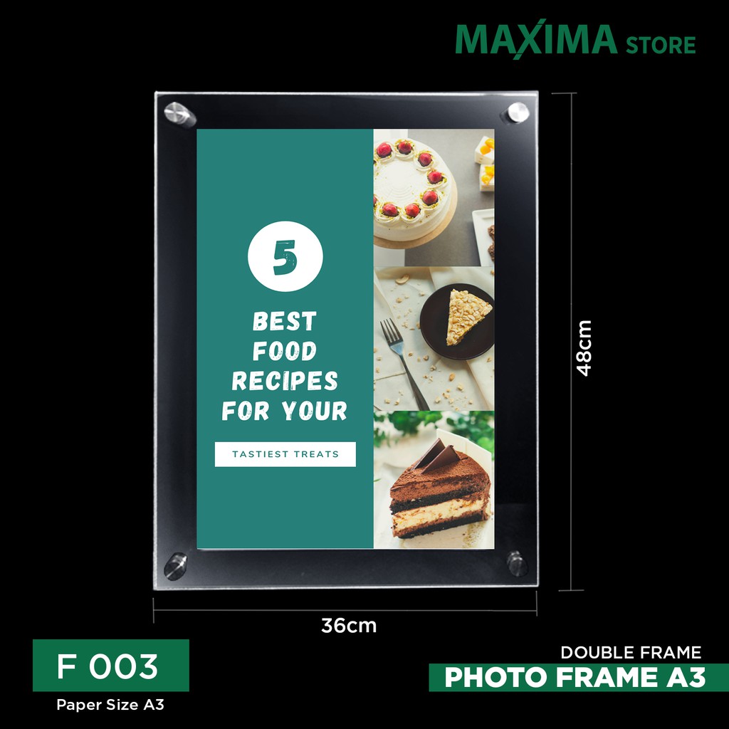 Jual Frame Foto Akrilik A3 32mm Bingkai Foto Akrilik Akrilik