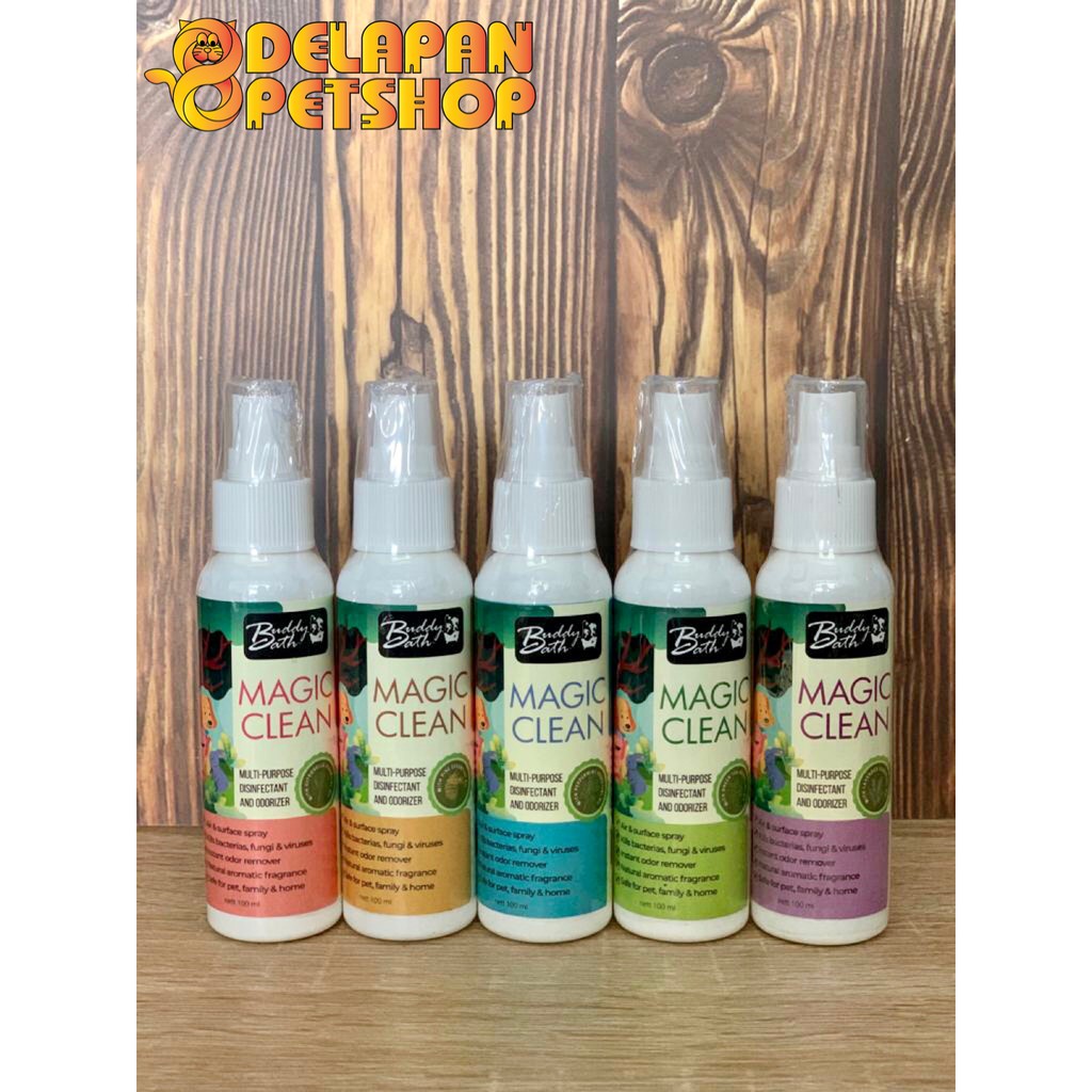 Jual Buddy Bath Magic Clean 100 ml Desinfektan Peralatan Hewan dan ...