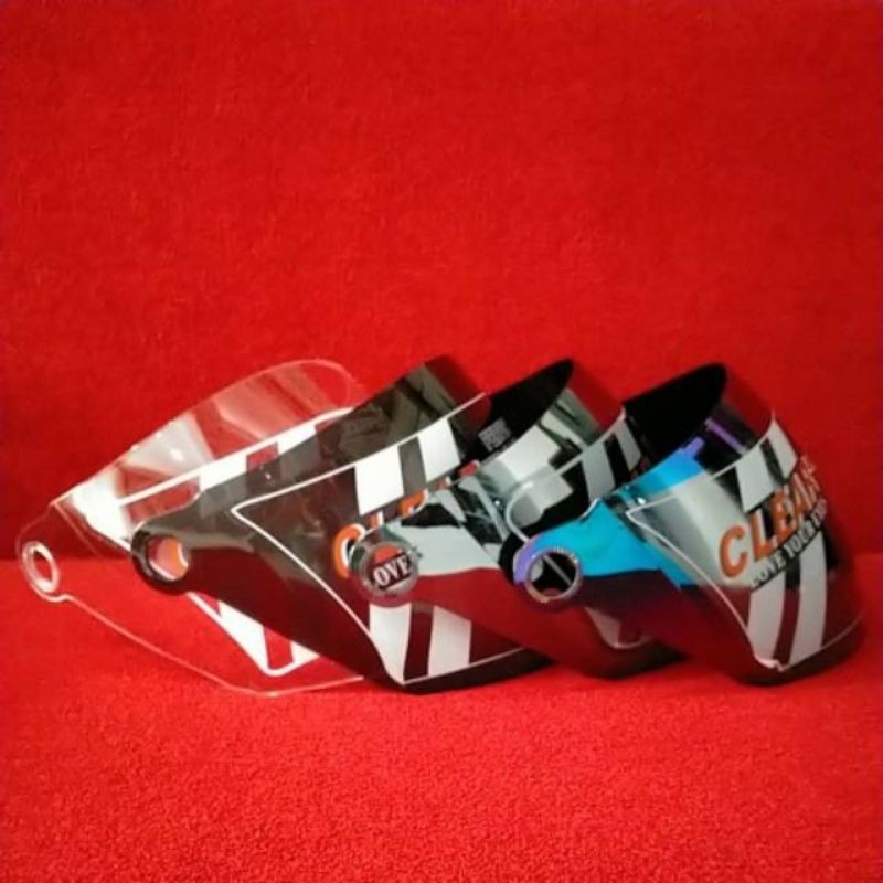 Jual Kaca helm nhk predator single visor(1 kaca )/vog turbo/ caberk ...