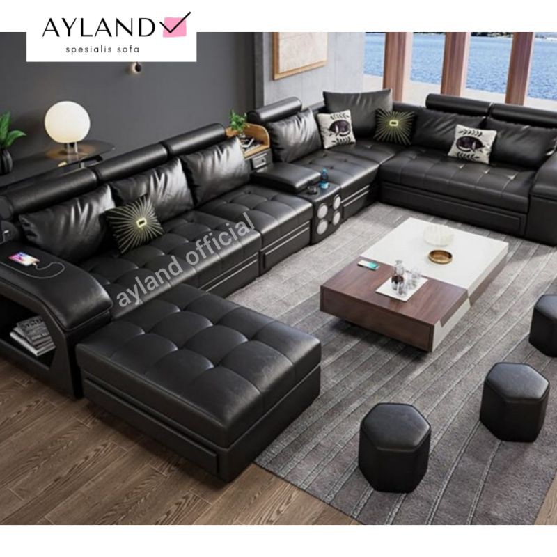 Jual Best Seller Sofa Leter U Set Ruang Tamu Jumbo Shopee Indonesia