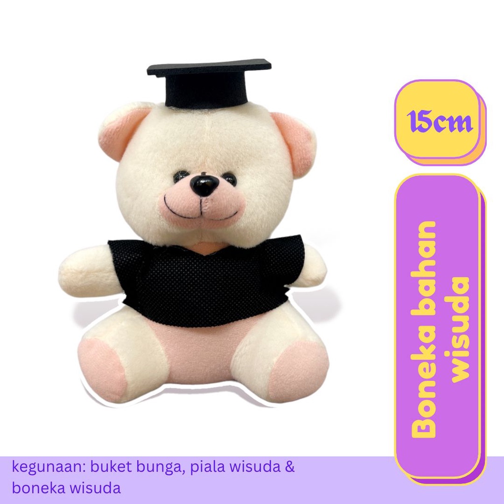 Jual Boneka Wisuda Untuk Buket Bunga Dan Piala Wisuda Bentuk Beruang Teddy Bear Shopee Indonesia