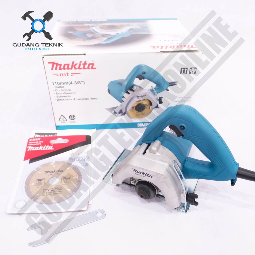 Jual Mesin Potong Keramik 4 MAKITA M4100ZX1B Marble Cutter MAKITA M4100 4 Inch Shopee Indonesia