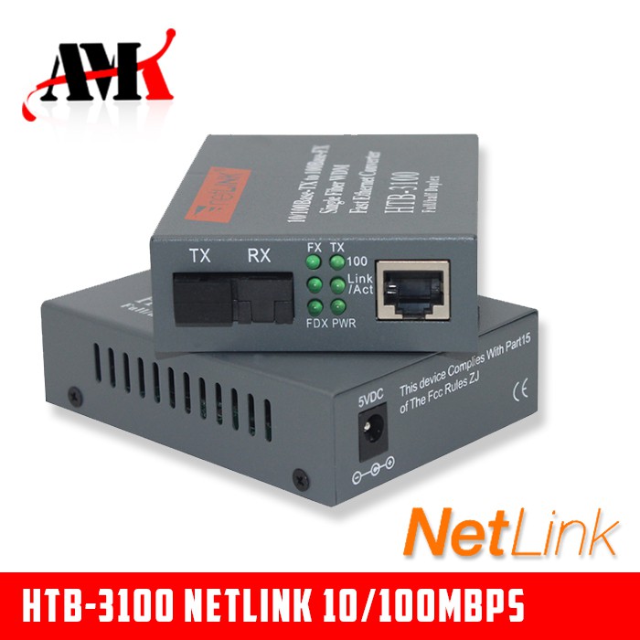 Jual Htb3100 A B Fiber Optic Optical Media Converter Netlink Htb 3100