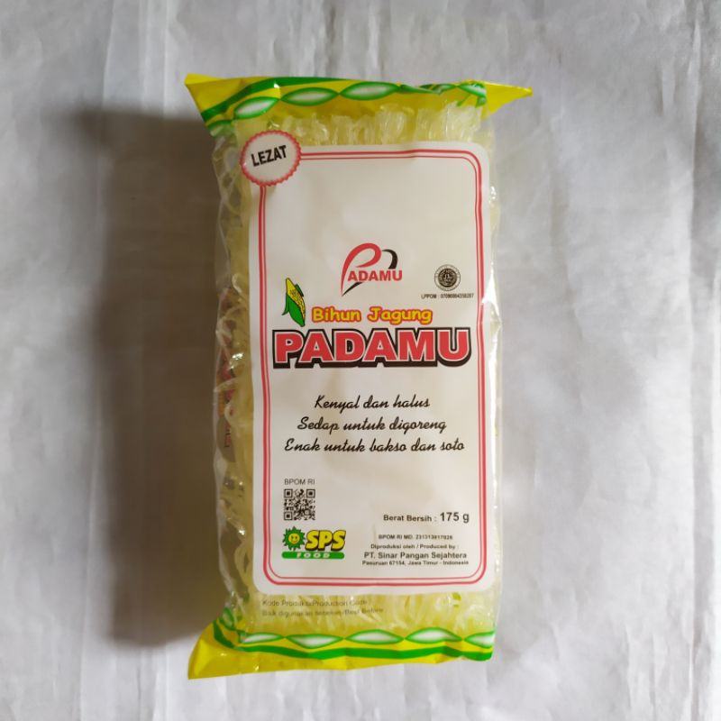 Jual BIHUN JAGUNG PADAMU KUNING 160g (1 pcs) | Shopee Indonesia