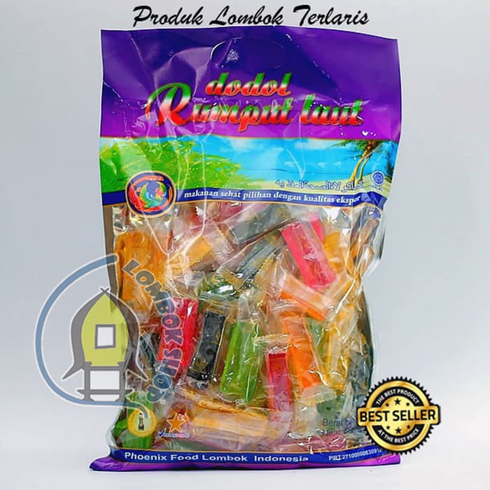 Jual Dodol Rumput Laut Phoenix Khas Lombok 868 Gram | Shopee Indonesia